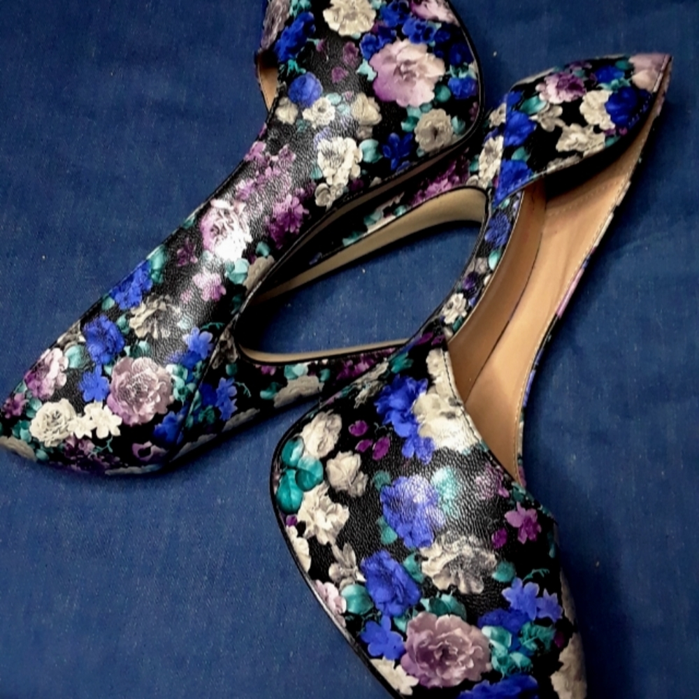 New floral heels
